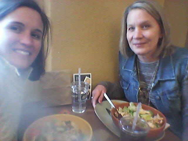 Em and Val lunch April 2016